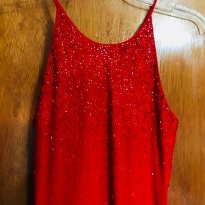 Red Evening gown